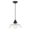 Westinghouse Pendant 60W Iron Hill 11In ORB High-Lights Clear Seeded Glass 6116600 - alternate 6